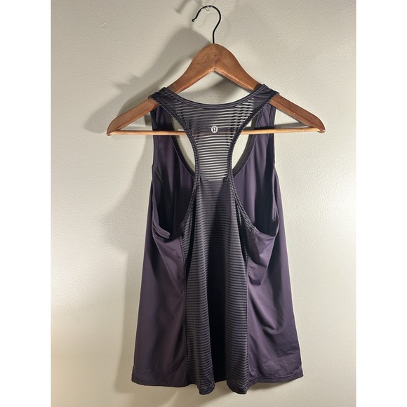 Lululemon Women's Razorback Tank Top Purple Mesh Back - Picture 10 of 16